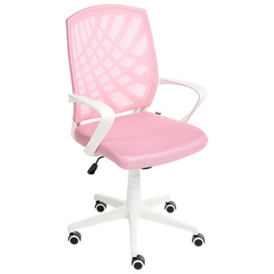 Beliani Office Chair Bonny Pink - image 1