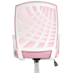 Beliani Office Chair Bonny Pink - thumbnail 6
