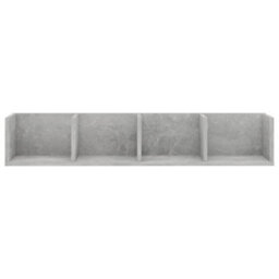 Berkfield Cd Wall Shelf Concrete Grey 100X18X18 Cm Engineered Wood - thumbnail 4