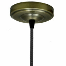 Green Brass Metal Ceiling Rose Light Fitting 108mm Round Canopy Plate With Accessories For Pendant Lights And Hanging Lamp - thumbnail 6