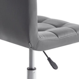 Beliani Industrial Desk Chair Marion Light Grey - thumbnail 8