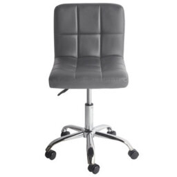 Beliani Industrial Desk Chair Marion Light Grey - thumbnail 4