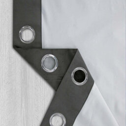 "Homescapes Thermal 100% Blackout Grey Velvet Curtains, 117 X 137 Cm (46"" X 54"")" - thumbnail 4