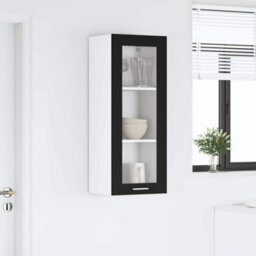 Walplus Hanging Cabinet Riga Black Oak 40 X 31 X 100 Cm Engineered Wood - thumbnail 4
