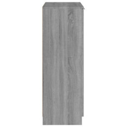 Berkfield Shoe Cabinet Grey Sonoma 59X35X100 Cm Engineered Wood - thumbnail 7