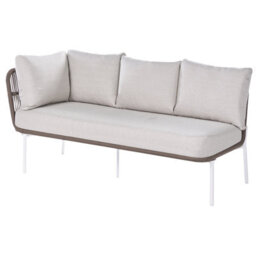 Beliani Garden Sofa Set 7 Seater Robella With Tables Beige - thumbnail 7