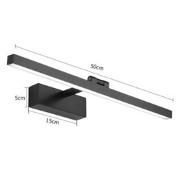 Thehotsale 12W Led Wall Mounted Vanity Light Bar Strip Lights Mirror Front Lamp For Bathroom Bedroom - thumbnail 9