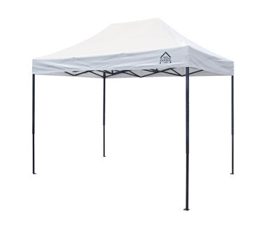 All Seasons Gazebos 3X2 Fully Waterproof Pop Up Gazebo With Accessories White