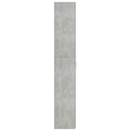 Berkfield Elegant Office Cabinet Concrete Grey 60X32X190 Cm Engineered Wood - thumbnail 7