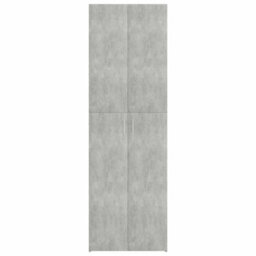Berkfield Elegant Office Cabinet Concrete Grey 60X32X190 Cm Engineered Wood - thumbnail 6