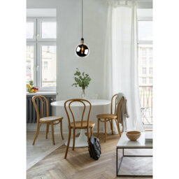 Lucide Julius Vintage Pendant Light 28Cm - 1Xe27 - Smoke Grey - thumbnail 5