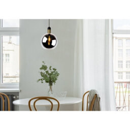 Lucide Julius Vintage Pendant Light 28Cm - 1Xe27 - Smoke Grey - thumbnail 4