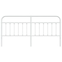 Berkfield Metal Headboard White 193 Cm - thumbnail 4