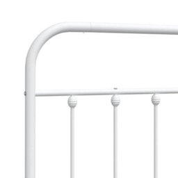 Berkfield Metal Headboard White 193 Cm - thumbnail 6