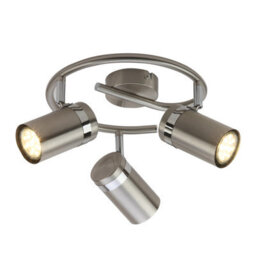 Luminosa Lighting Luminosa Palmoni Ceiling Spotlight Clusters Satin Nickel, Chrome 3Xgu10 - thumbnail 1