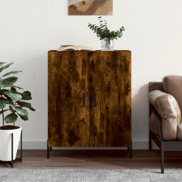 Berkfield Classic Sideboard Smoked Oak 69.5X34X90 Cm Engineered Wood - thumbnail 2