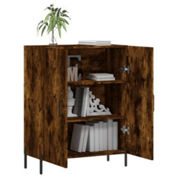 Berkfield Classic Sideboard Smoked Oak 69.5X34X90 Cm Engineered Wood - thumbnail 4