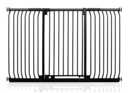 Safetots Extra Tall Elite Safety Gate, 179Cm - 188Cm, Matt Black, Extra Tall 96.8Cm In Height, Pressure Fit Stair Gate - thumbnail 1