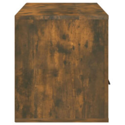 Berkfield Tv Cabinet Smoked Oak 100X35X40 Cm Engineered Wood - thumbnail 8
