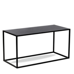 Nordlys Industrial Black Metal Coffee Table Industrial Style Living Room - thumbnail 1