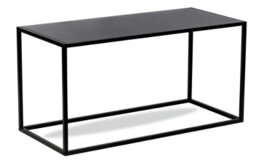 Nordlys Industrial Black Metal Coffee Table Industrial Style Living Room - thumbnail 2