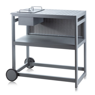 Alfresia Garden Bar Table Trolley With Ice Bucket - image 1