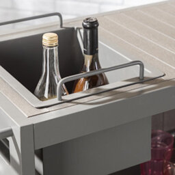 Alfresia Garden Bar Table Trolley With Ice Bucket - thumbnail 3