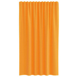 Berkfield Voile Curtains With Rod Pockets 2 Pcs Orange - thumbnail 4