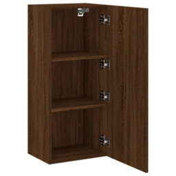 Walplus Tv Wall Cabinet Brown Oak 40.5X30X90 Cm Engineered Wood - thumbnail 6