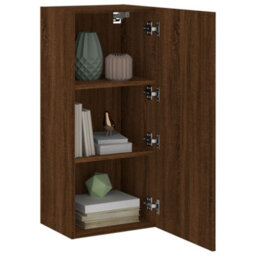 Walplus Tv Wall Cabinet Brown Oak 40.5X30X90 Cm Engineered Wood - thumbnail 5