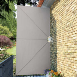 Berkfield Collapsible Terrace Side Awning Cream 400X200 Cm - thumbnail 4