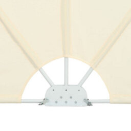 Berkfield Collapsible Terrace Side Awning Cream 400X200 Cm - thumbnail 8