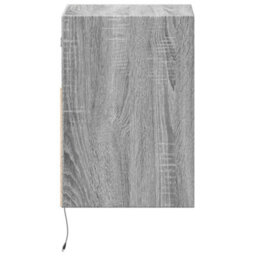 Berkfield Durable Tv Wall Cabinets With Led Lights 2 Pcs Grey Sonoma 41X31X45 Cm - thumbnail 7