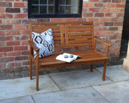 Royalcraft Napoli 2 Seater Garden Furniture Bench - thumbnail 2