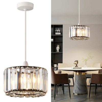 Harper Living Easy Fit Pendant Shade, Matt Black Ceiling Light Shade With Diameter 23Cm - Modern Lampshade - image 1