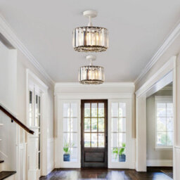Harper Living Easy Fit Pendant Shade, Matt Black Ceiling Light Shade With Diameter 23Cm - Modern Lampshade - thumbnail 4