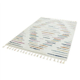 Striped Kilim Modern Moroccan Easy To Clean Rug For Dining Room-200Cm X 290Cm - thumbnail 2