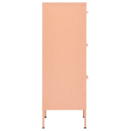 Vidaxl Storage Cabinet Pink 42.5X35X101.5 Cm Steel - thumbnail 4