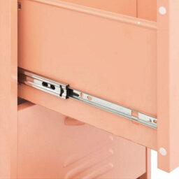 Vidaxl Storage Cabinet Pink 42.5X35X101.5 Cm Steel - thumbnail 9