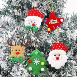 60 Led Pre-Lit Birch Twig Tree With Birds & 10 Piece Christmas Pendant Set - thumbnail 7