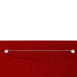 Berkfield Balcony Screen Red 140X240 Cm Oxford Fabric - thumbnail 3