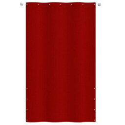 Berkfield Balcony Screen Red 140X240 Cm Oxford Fabric - thumbnail 2