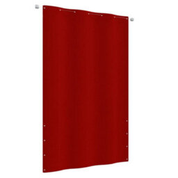 Berkfield Balcony Screen Red 140X240 Cm Oxford Fabric - thumbnail 1