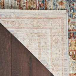 Blue Traditional Luxurious Persian Bordered Geometric Rug For Living Room And Bedroom-239Cm X 315Cm - thumbnail 7