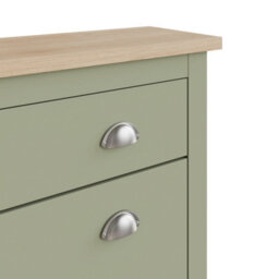 Gfw Lancaster 2 Door 1 Drawer Shoe Cabinet Sage Green - thumbnail 6