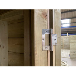 Marlborough - 7 X 7 Corner Pressure Treated Wooden Workshop / Garden Shed + Windows + Lock (7' X 7' / 7Ft X 7Ft) (7X7) - thumbnail 8