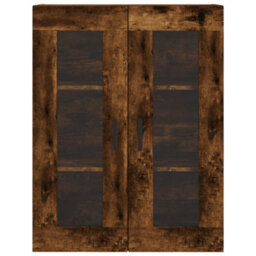 Berkfield Wall Mounted Cabinet Smoked Oak 69.5X34X90 Cm - thumbnail 6