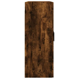 Berkfield Wall Mounted Cabinet Smoked Oak 69.5X34X90 Cm - thumbnail 8
