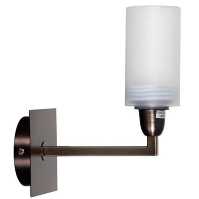 Luminosa Lighting Luminosa Classic Bathroom Wall Light Bronze Ip44