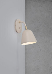 Nordlux Fleur Metal Wall Light  Brown,plug In Or Mains - thumbnail 1